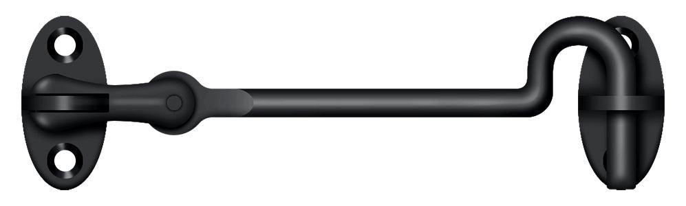 Deltana CHK4U19 Cabin Swivel Hooks; 4"; Black Finish Main image