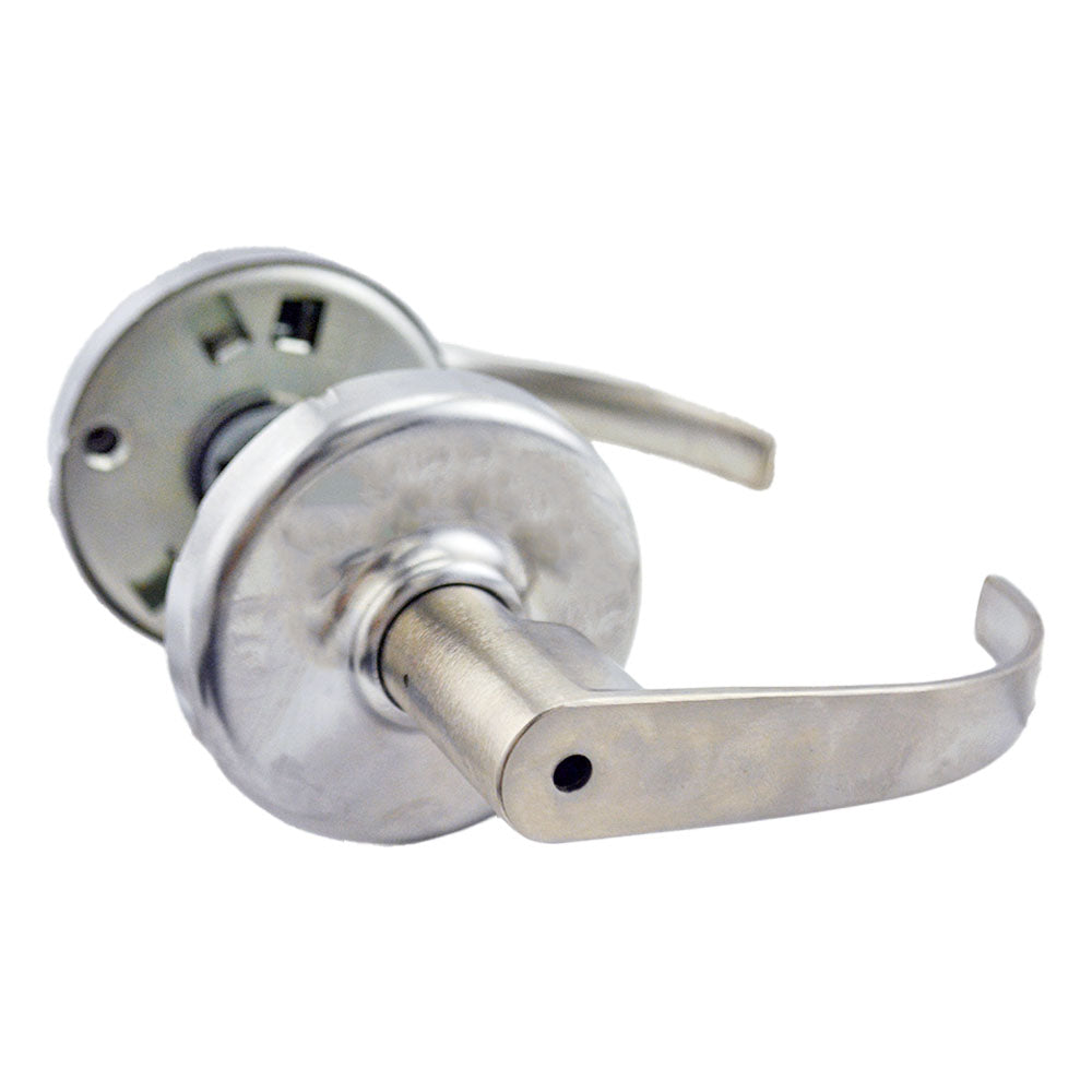 Corbin CL3820PZD626 Zinc Princeton Lever and D Rose Privacy Grade 2 Standard Duty Lever Lock Satin Chrome Finish Main image