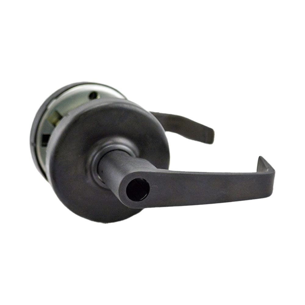 Corbin CL3857NZD613 Zinc Newport Lever and D Rose Single Cylinder Storeroom Grade 2 Standard Duty Lever Lock L4 Keyway Oil Rubbed Bronze Finish Main image