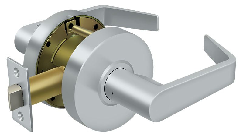 Deltana CL501EVC-26D Commercial Passage Standard Grade 2 Clarendon Lever Lockset Satin Chrome Finish Main image