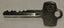 CLK Supplies CONTROLFALCONA Cut Control Key for Black 6 Pin Temporary Construction Core Falcon A