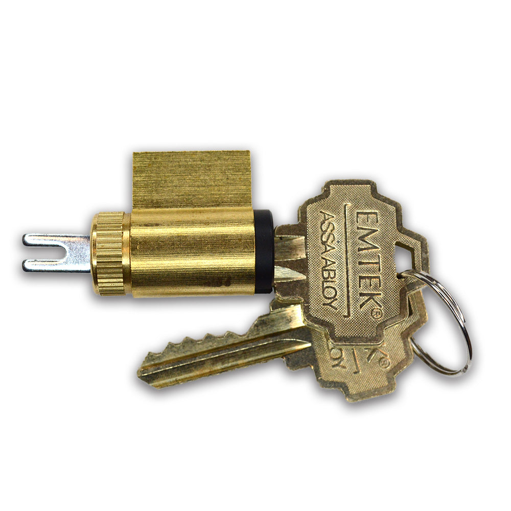 Emtek CY4-PSCHCTIS5-FB Deadbolt Double Inside Cylinder for FB, US19 and FBS Finishes Main image