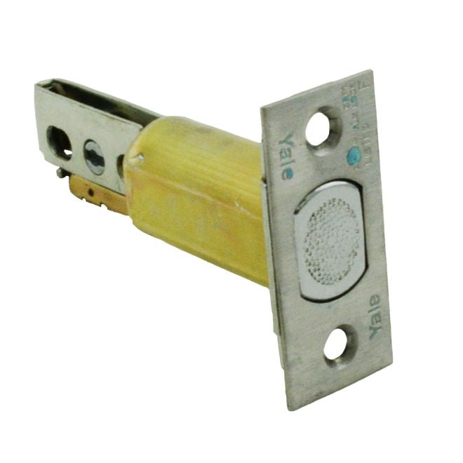 ASSA Abloy Accentra D34630 2-3/4" Backset Square Corner Deadbolt Latch US32D (630) Satin Stainless Steel Finish Main image