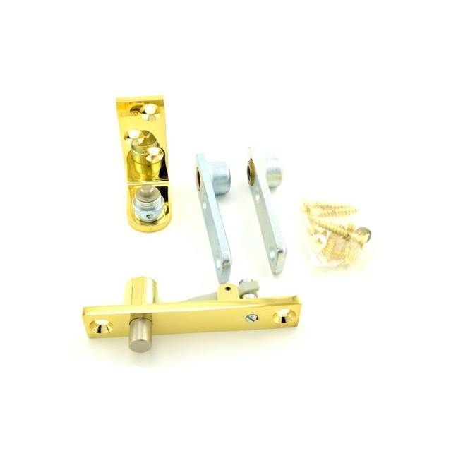 Best Hinges DAP33 Double Acting Pivot # 100460 Bright Brass Finish Main image