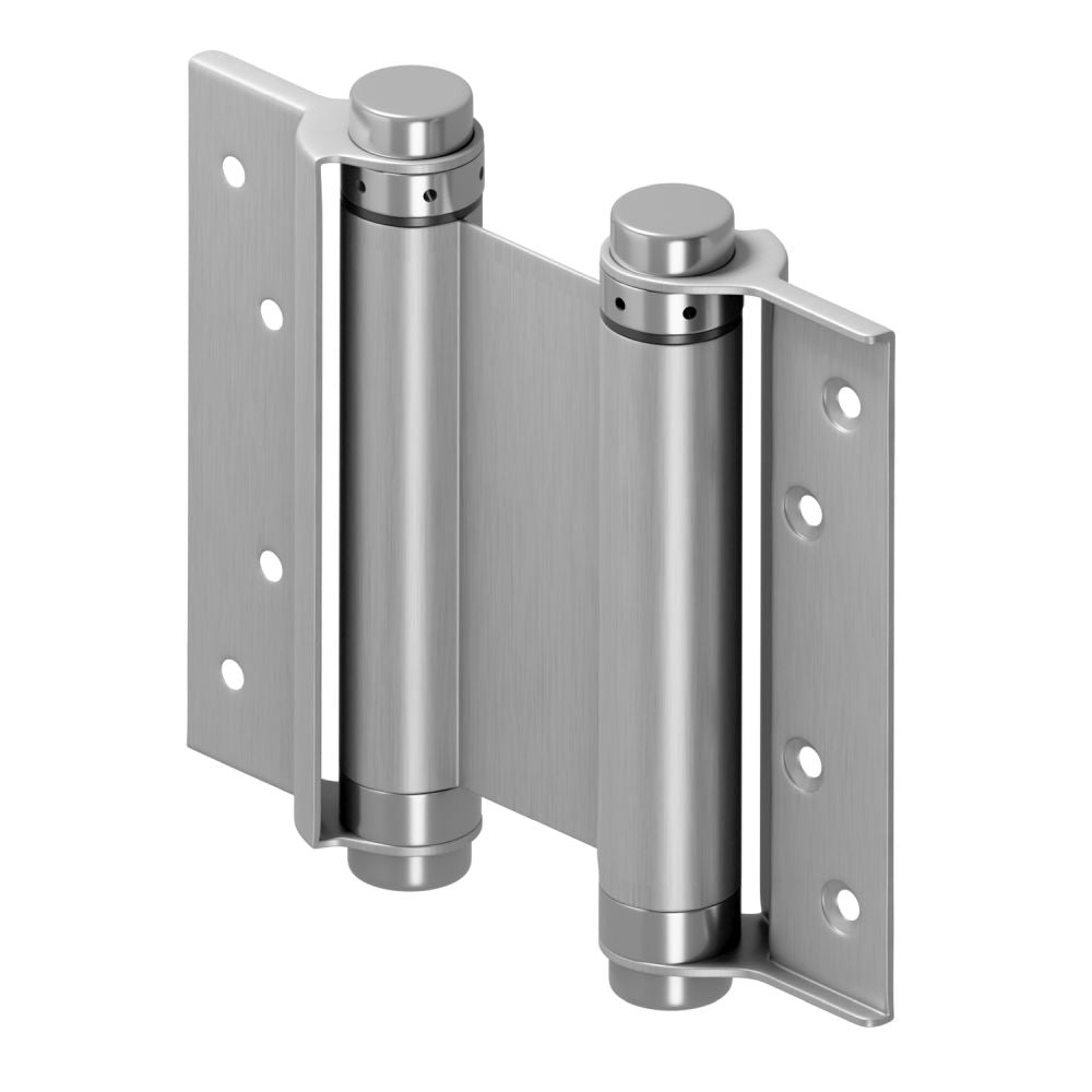 Deltana DASHS5U32D 5" Double Action Saloon Hinge Satin Stainless Steel Finish Main image