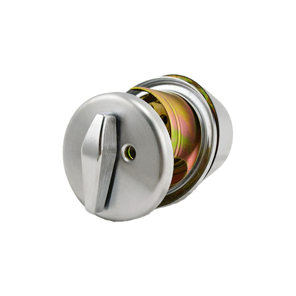 Dexter Commercial DB2000SCT626SFIC Single Cylinder Grade 2 Deadbolt with Small Format IC Prep; Adjustable Backset; and 2-3/4" Square Strike Satin Chrome Finish Main image