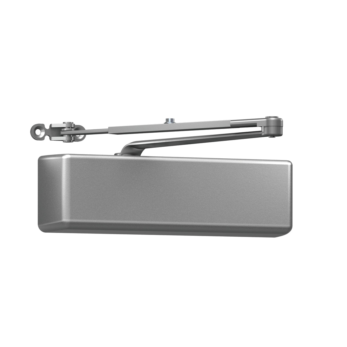 Dexter Commercial DCH4000STDFULLRWPAALUM Heavy Duty Surface Mount Door Closer with Full Cover and Regular Arm Aluminum Finish
