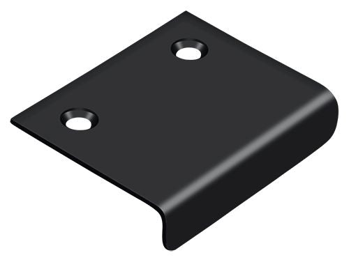 Deltana DCM215U19 Drawer; Cabinet; Mirror Pull; 2" x 1-1/2"; Black Finish