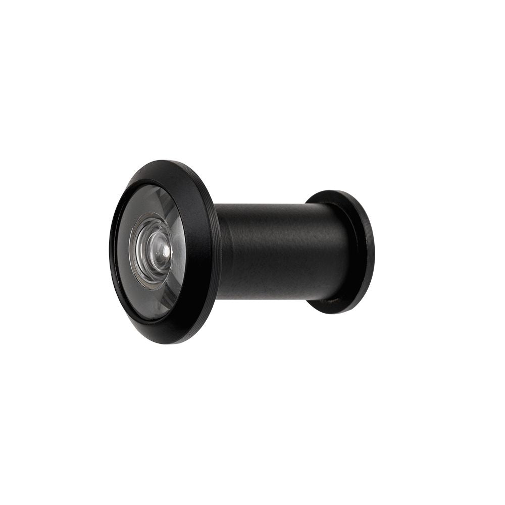 Pamex DD01180ULBL UL 180 Degree Door Viewer for 1-3/8" to 2-1/4" Matte Black Finish Main image