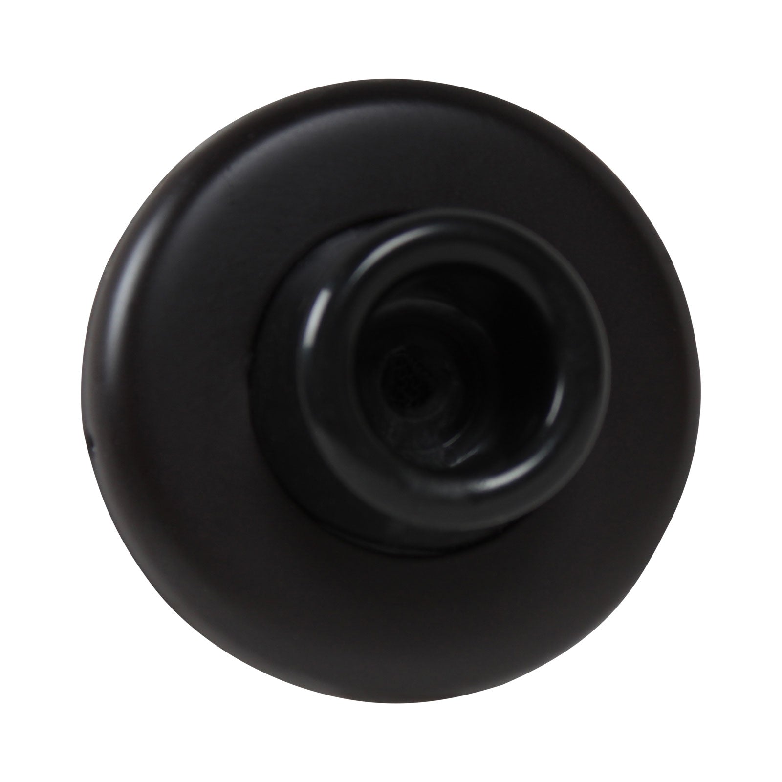Pamex DD0253BL 2-1/2" Diameter Concave Wall Stop Matte Black Finish Main image
