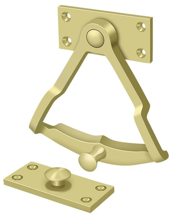 Deltana DDQ56U3 Dutch Door Quadrant; Bright Brass Finish Main image