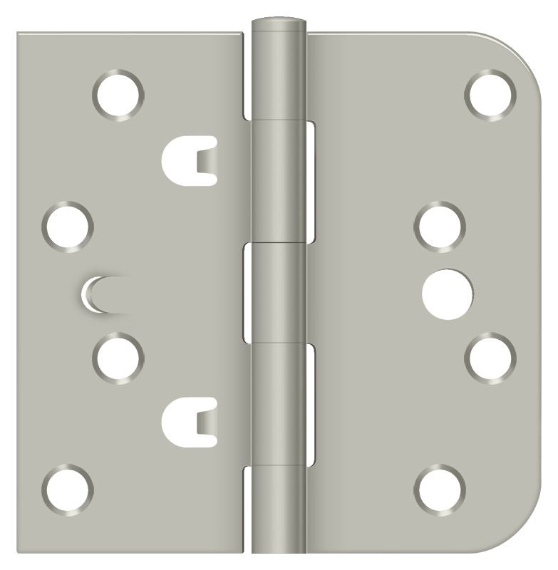 Deltana DE44058TT15 4" x 4" x 5/8" x SQ Hinge; Satin Nickel Finish Main image