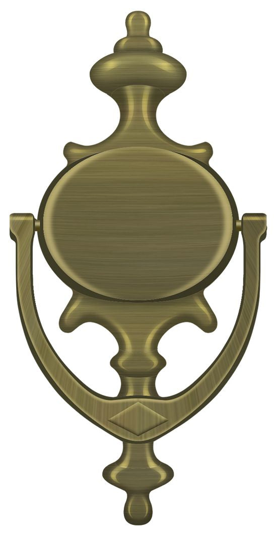 Deltana DK854U5 Door Knocker; Imperial; Antique Brass Finish Main image
