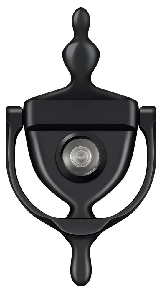 Deltana DKV630U19 Door Knocker-Viewer; Black Finish Main image