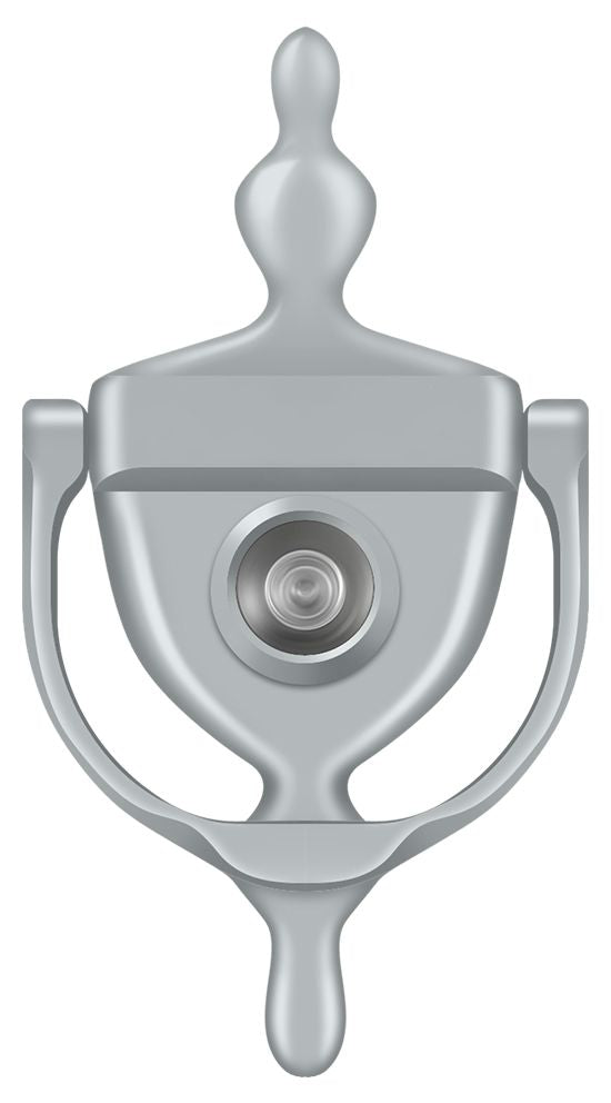 Deltana DKV630U26D Door Knocker-Viewer; Satin Chrome Finish Main image