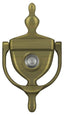 Deltana DKV630U5 Door Knocker-Viewer; Antique Brass Finish