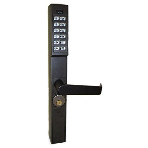 Alarm Lock DL120010B1 Trilogy Narrow Stile Digital Lever Lock Oil Rubbed Bronze Finish Main image