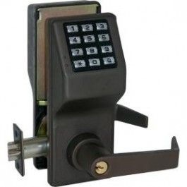 Alarm Lock DL270010B Weather Resistant Trilogy Electronic Digital Lever Lock Oil Rubbed Bronze Finish
