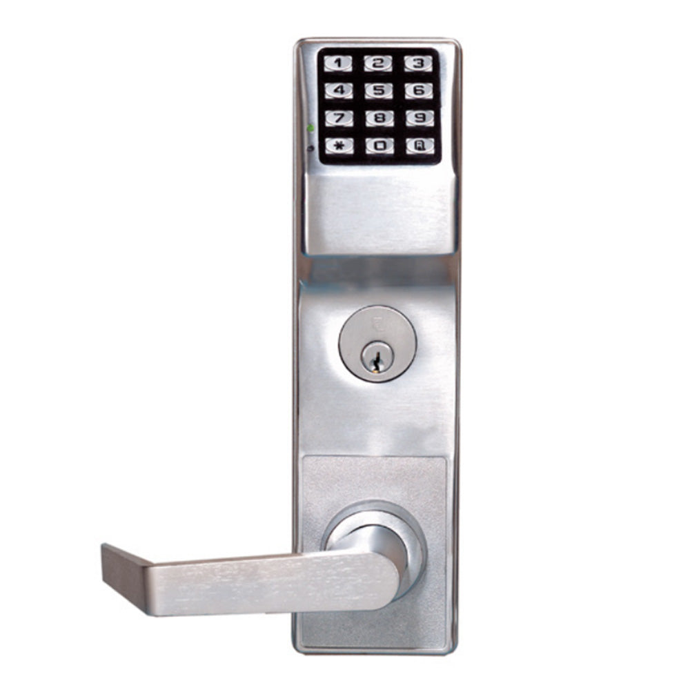 Alarm Lock DL2700CRR26D Non-Weatherized Right Hand Trilogy Electronic Digital Classroom Mortise Lever Lock Satin Chrome Finish