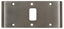 Best Hinges DLS226D 5-3/4" Double Lipped Strike for Center Hung Doors # 100340 Satin Chrome Finish
