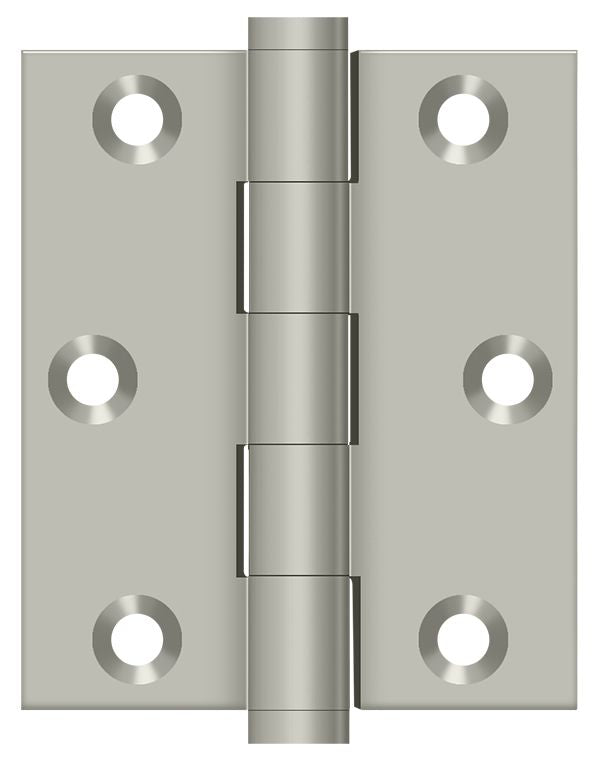 Deltana DSB3025U15 3" x 2-1/2" Screen Door Hinge; Satin Nickel Finish Main image