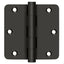 Deltana DSB35R410B-R 3-1/2" x 3-1/2" x 1/4" Radius Hinge; Residential; Oil Rubbed Bronze Finish