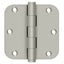 Deltana DSB35R515 3-1/2" x 3-1/2" x 5/8" Radius Hinge; Satin Nickel Finish