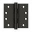 Deltana DSB410B 4" x 4" Square Hinge; Oil Rubbed Bronze Finish