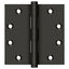 Deltana DSB4510B 4-1/2" x 4-1/2" Square Hinge; Oil Rubbed Bronze Finish