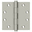 Deltana DSB4515 4-1/2" x 4-1/2" Square Hinge; Satin Nickel Finish