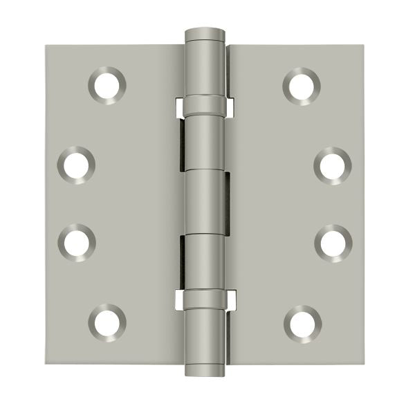 Deltana DSB4B15 4" x 4" Square Hinge; Ball Bearings; Satin Nickel Finish Main image