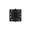 Deltana DSB4B19 4" x 4" Square Hinge; Ball Bearings; Flat Black Finish