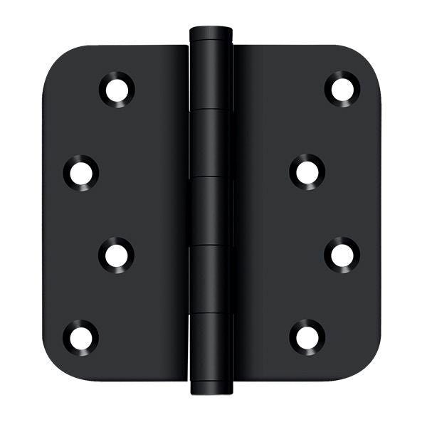 Deltana DSB4R519-RZ 4" x 4" x 5/8" Radius Hinge / Zig-Zag; Black Finish Main image