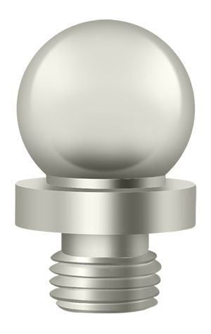 Deltana DSBT14 Ball Tip; Bright Nickel Finish