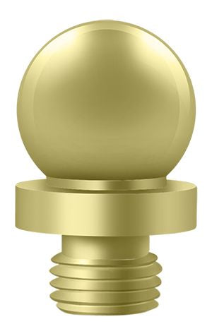 Deltana DSBT3 Ball Tip; Bright Brass Finish Main image