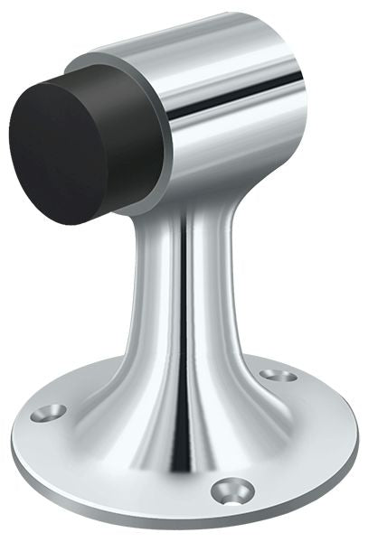 Deltana DSF3225U26 Floor Mount; Bumper; Heavy Duty; Bright Chrome Finish Main image
