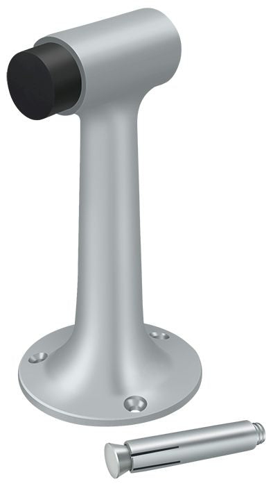 Deltana DSF600U26D Floor Mount; 6" Bumper; Heavy Duty; Satin Chrome Finish Main image
