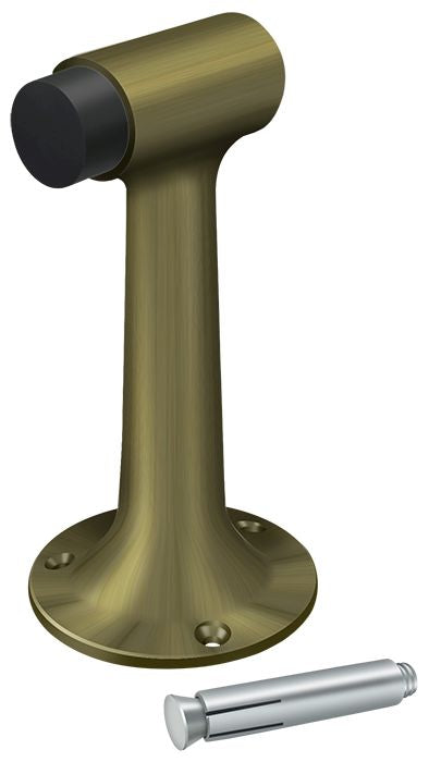 Deltana DSF600U5 Floor Mount; 6" Bumper; Heavy Duty; Antique Brass Finish Main image