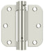 Deltana DSH35R514 3-1/2" x 3-1/2" x 5/8" Spring Hinge; Bright Nickel Finish