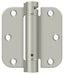 Deltana DSH35R515 3-1/2" x 3-1/2" x 5/8" Spring Hinge; Satin Nickel Finish