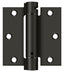 Deltana DSH35U10B 3-1/2" x 3-1/2" Spring Hinge; Oil Rubbed Bronze Finish