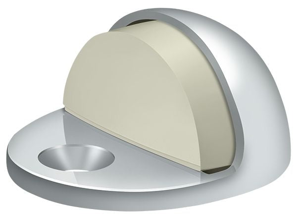 Deltana DSLP316U26 Dome Stop Low Profile; Bright Chrome Finish Main image
