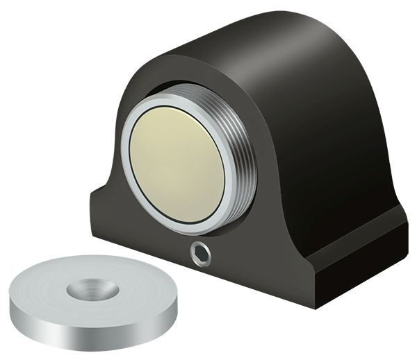 Deltana DSM125U10B Magnetic Dome Stop; Oil Rubbed Bronze Finish Main image