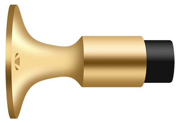 Deltana DSW325CR003 Wall Mount Bumper; Lifetime Brass Finish