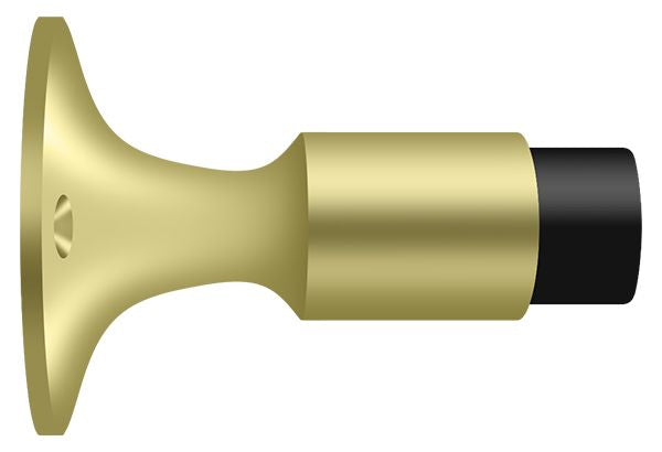 Deltana DSW325U3 Wall Mount Bumper; Bright Brass Finish Main image