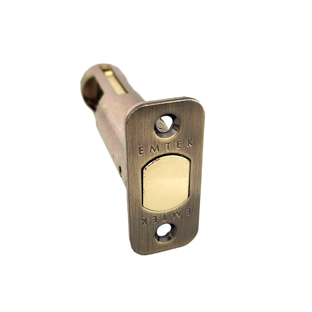 Emtek EMDBL234R7 Radius Deadbolt Latch 2-3/4" Backset French Antique Brass Finish