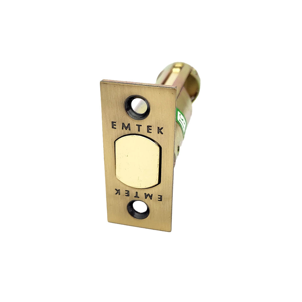 Emtek EMDBL234S7 Square Deadbolt Latch 2-3/4" Backset French Antique Brass Finish