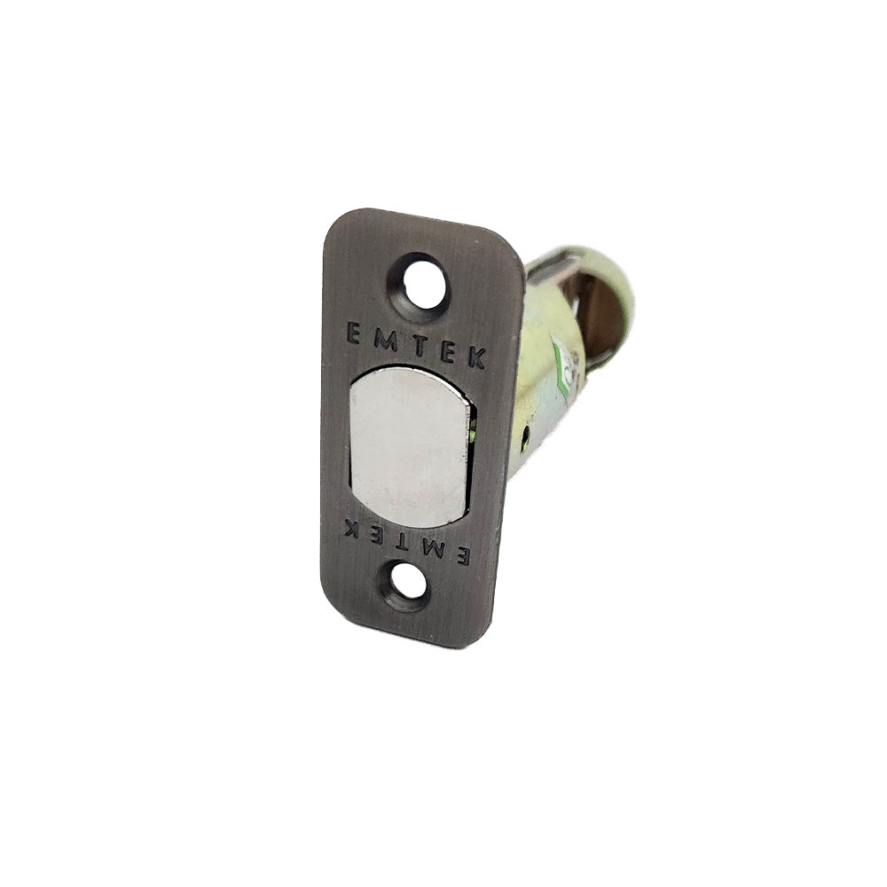 Emtek EMDBL238R15A Radius Deadbolt Latch 2-3/8" Backset Pewter Finish