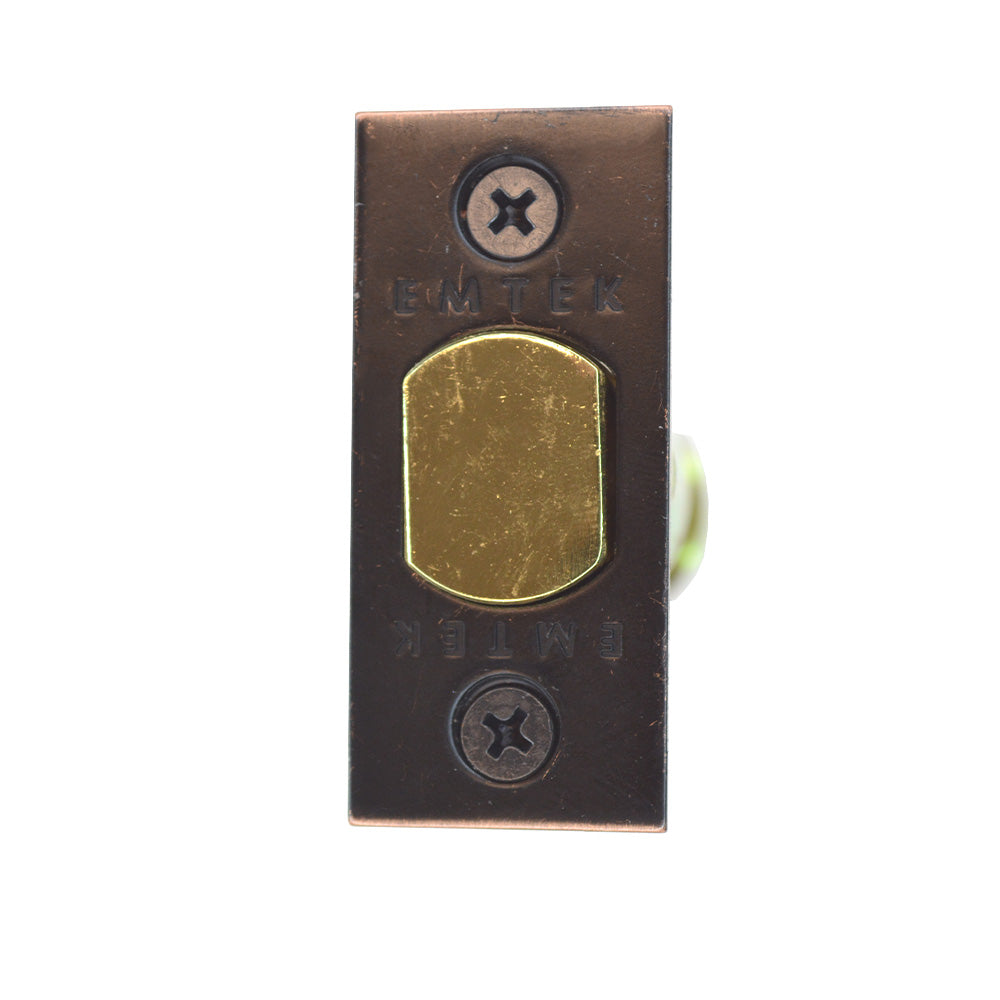 Emtek EMDBL238S10B Square Deadbolt Latch 2-3/8" Backset Oil Rubbed Bronze Finish