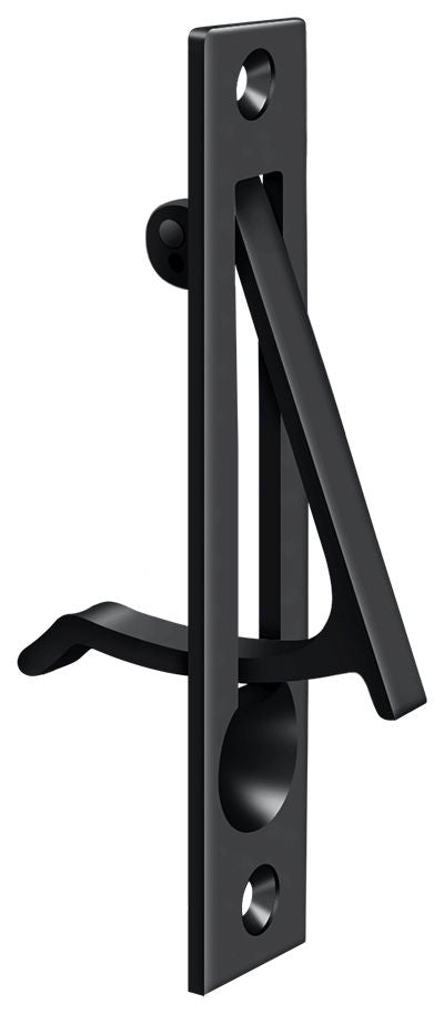 Deltana EP475U19 Edge Pull; 4"; Black Finish Main image